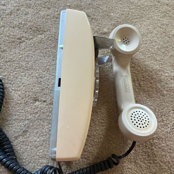 Vintage Comdial Beige Rotary Dial Wall Phone - Picture 6 of 11